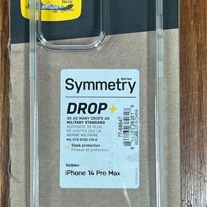 OtterBox iPhone 14 Pro Max (ONLY) Symmetry Series Case - CLEAR, ultra-sleek